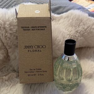 Jimmy Choo Floral Eau de Toilette — Light Green Glass Bottle with Black Cap